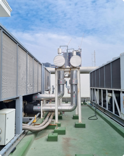 Servicios cerrados de agua fría o chillers
